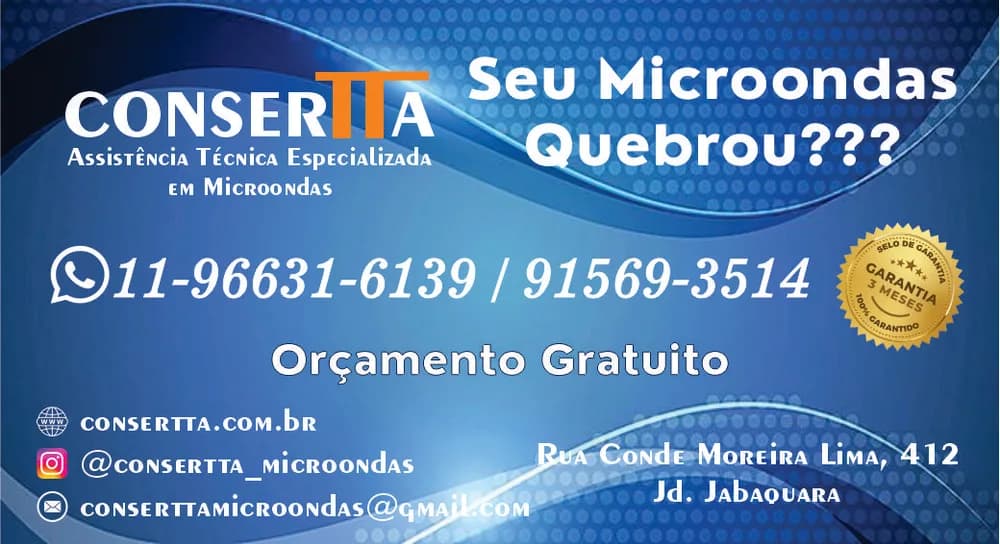 Assistência Técnica De Micro-Ondas